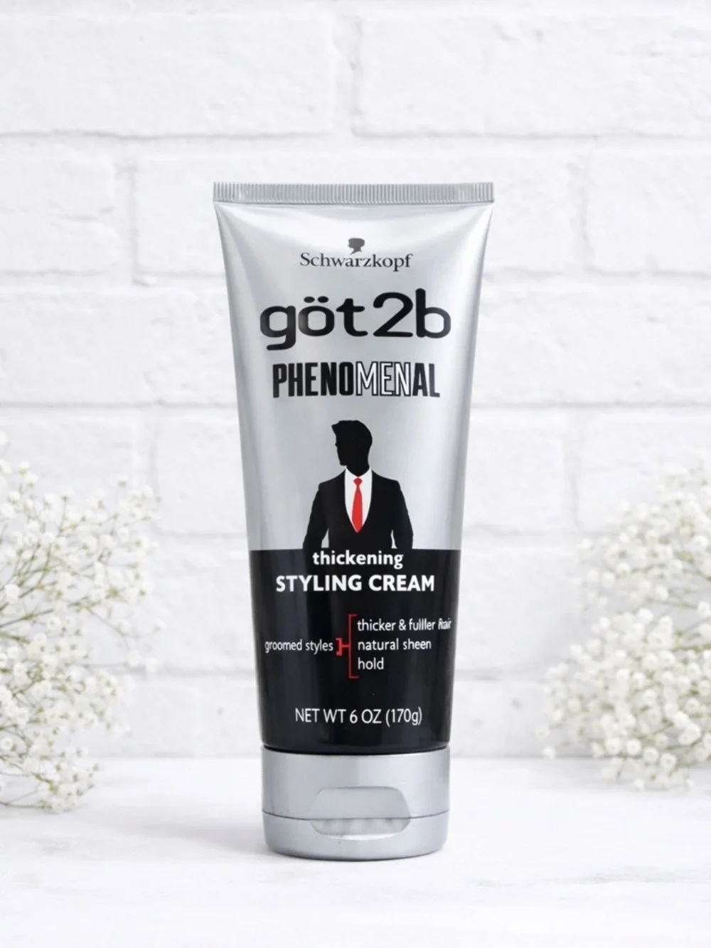 NEW Schwarzkopf got2b Phenomenal Silver Thickening Styling Cream 6oz RARE